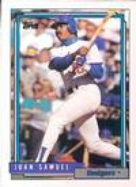 1992 Topps Micro #315 Juan Samuel NM-MT Los Angeles Dodgers Baseball Card - Baseball Card Single