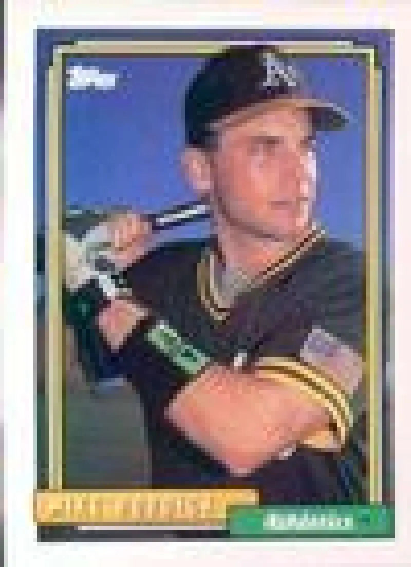 1992 Topps Micro #317 Mike Bordick NM-MT Oakland Athletics Baseball Card - Baseball Card Single