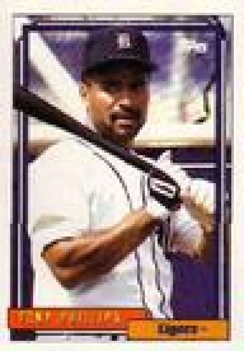 1992 Topps Micro #319 Tony Phillips NM-MT Detroit Tigers Baseball Card - Baseball Card Single