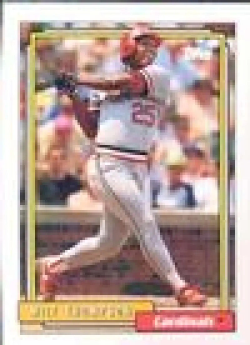 1992 Topps Micro #323 Milt Thompson NM-MT St. Louis Cardinals Baseball Card - Baseball Card Single