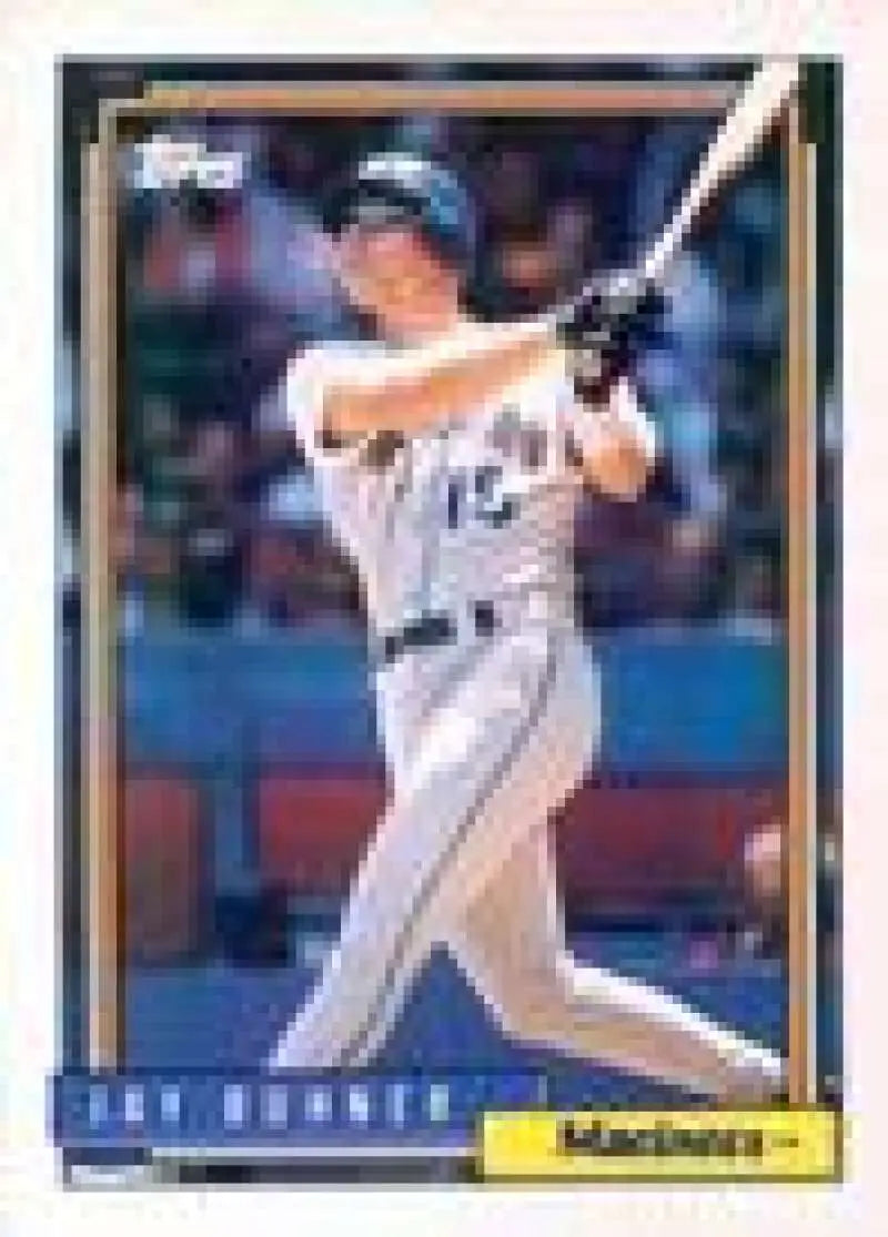 1992 Topps Micro #327 Jay Buhner NM-MT Seattle Mariners Baseball Card - Baseball Card Single