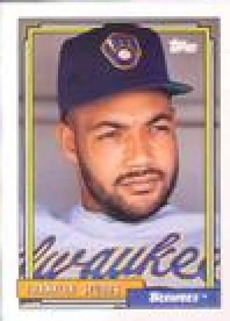 1992 Topps Micro #329 Franklin Stubbs NM-MT Milwaukee Brewers Baseball Card - Baseball Card Single