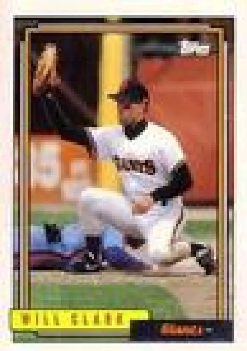 1992 Topps Micro #330 Will Clark NM-MT San Francisco Giants Baseball Card - Baseball Card Single