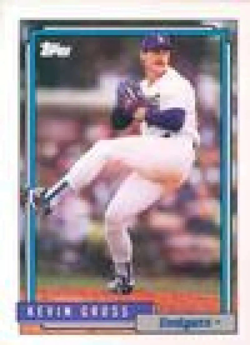 1992 Topps Micro #334 Kevin Gross NM-MT Los Angeles Dodgers Baseball Card - Baseball Card Single