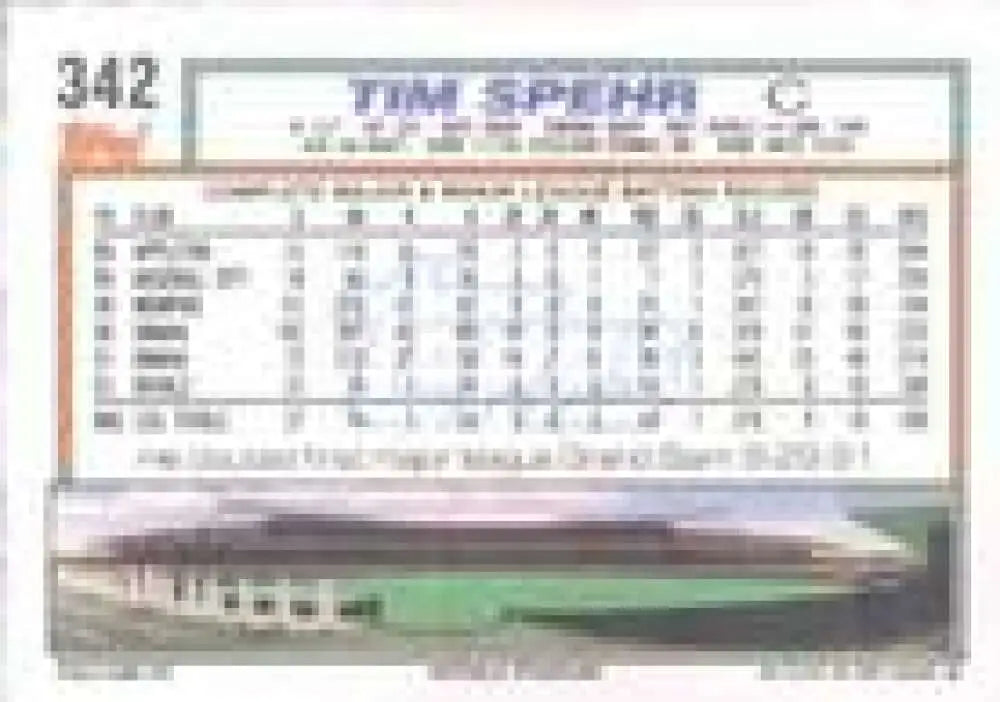 1992 Topps Micro #342 Tim Spehr NM-MT Kansas City Royals Baseball Card - Baseball Card Single