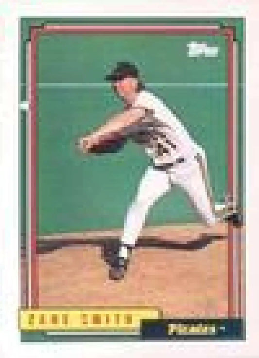 1992 Topps Micro #345 Zane Smith NM-MT Pittsburgh Pirates Baseball Card - Baseball Card Single
