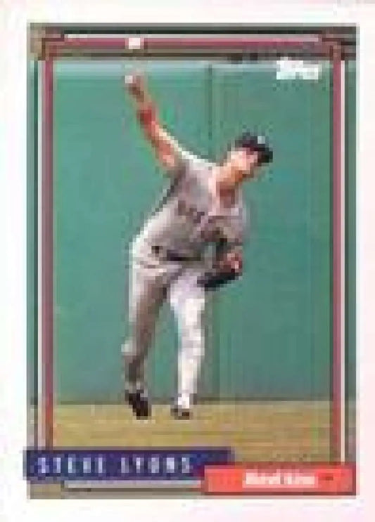 1992 Topps Micro #349 Steve Lyons NM-MT Boston Red Sox Baseball Card - Baseball Card Single