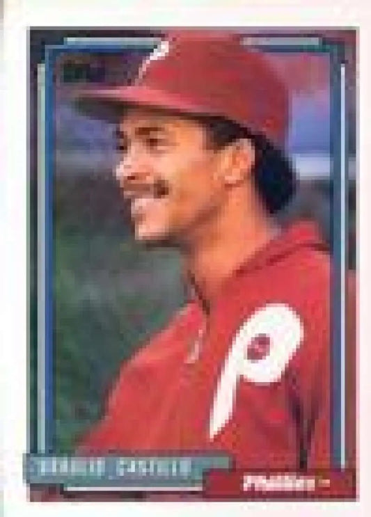 1992 Topps Micro #353 Braulio Castillo NM-MT RC Rookie Philadelphia Phillies Baseball Card - Baseball Card Single