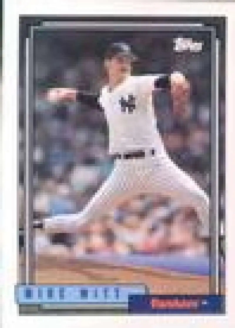 1992 Topps Micro #357 Mike Witt NM-MT New York Yankees Baseball Card - Baseball Card Single