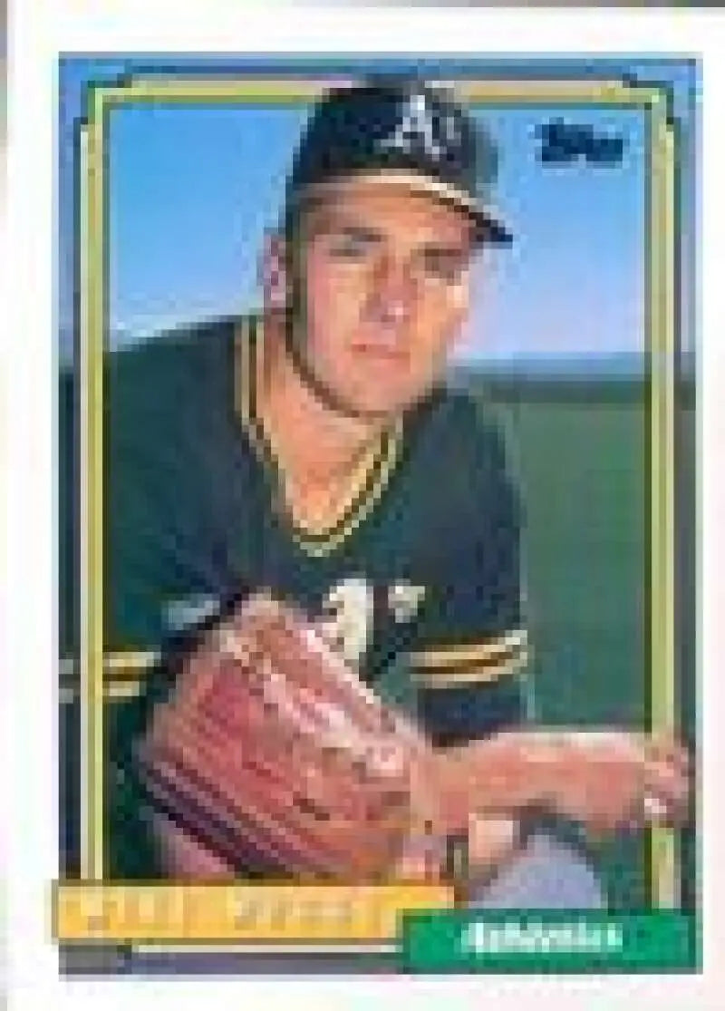 1992 Topps Micro #359 Mike Moore NM-MT Oakland Athletics Baseball Card - Baseball Card Single
