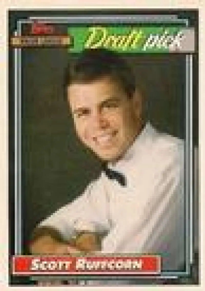 1992 Topps Micro #36 Scott Ruffcorn NM-MT RC Rookie Chicago White Sox Baseball Card - Baseball Card Single