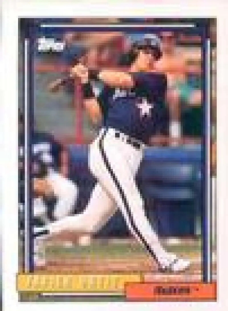 1992 Topps Micro #362 Javier Ortiz NM-MT Houston Astros Baseball Card - Baseball Card Single
