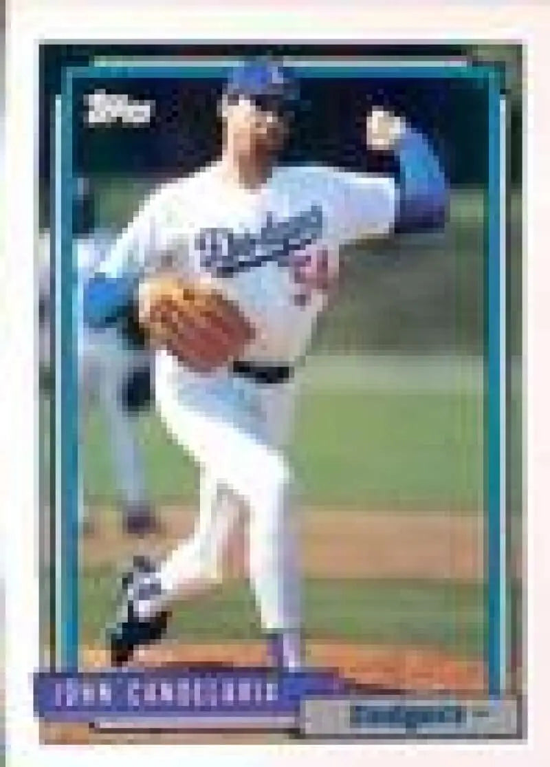 1992 Topps Micro #363 John Candelaria NM-MT Los Angeles Dodgers Baseball Card - Baseball Card Single