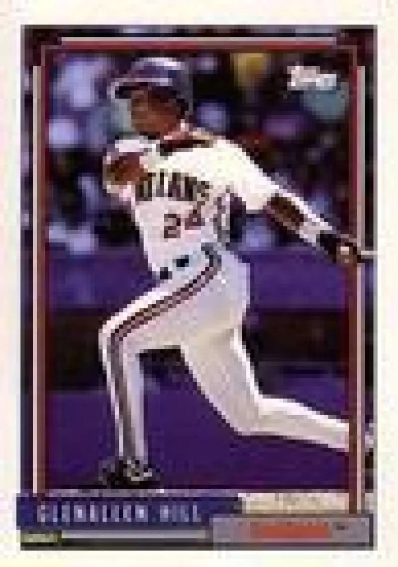 1992 Topps Micro #364 Glenallen Hill NM-MT Cleveland Indians Baseball Card - Baseball Card Single