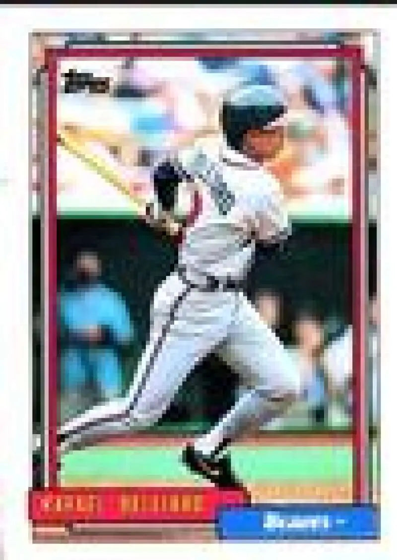 1992 Topps Micro #367 Rafael Belliard NM-MT Atlanta Braves Baseball Card - Baseball Card Single
