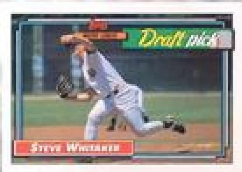 1992 Topps Micro #369 Steve Whitaker NM-MT RC Rookie San Francisco Giants Baseball Card - Baseball Card Single