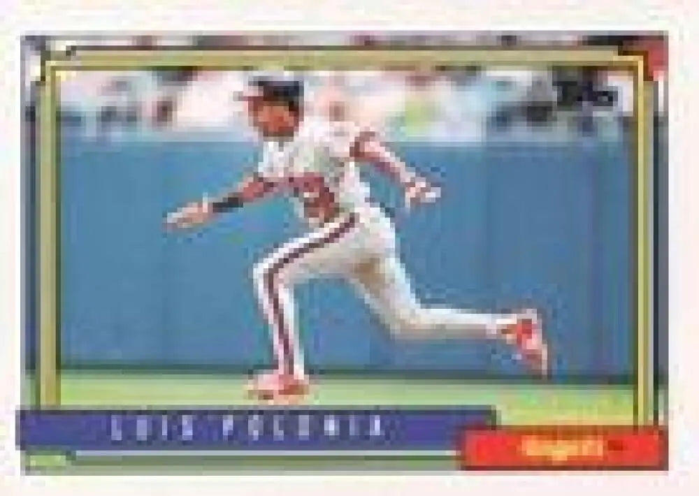 1992 Topps Micro #37 Luis Polonia NM-MT California Angels Baseball Card - Baseball Card Single