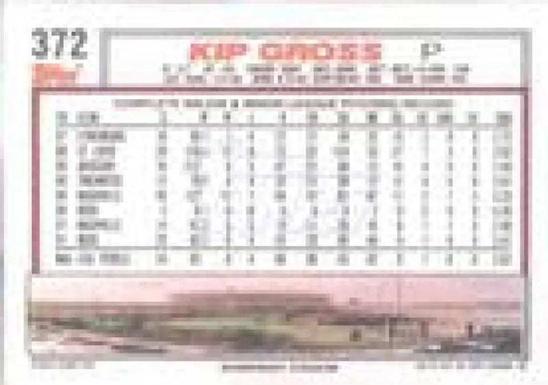 1992 Topps Micro #372 Kip Gross NM-MT RC Rookie Cincinnati Reds Baseball Card - Baseball Card Single
