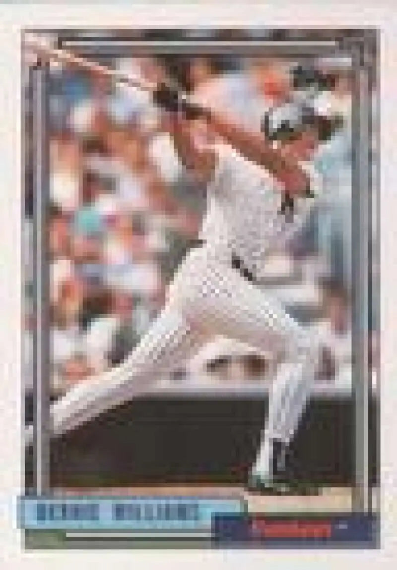 1992 Topps Micro #374 Bernie Williams NM-MT New York Yankees Baseball Card - Baseball Card Single