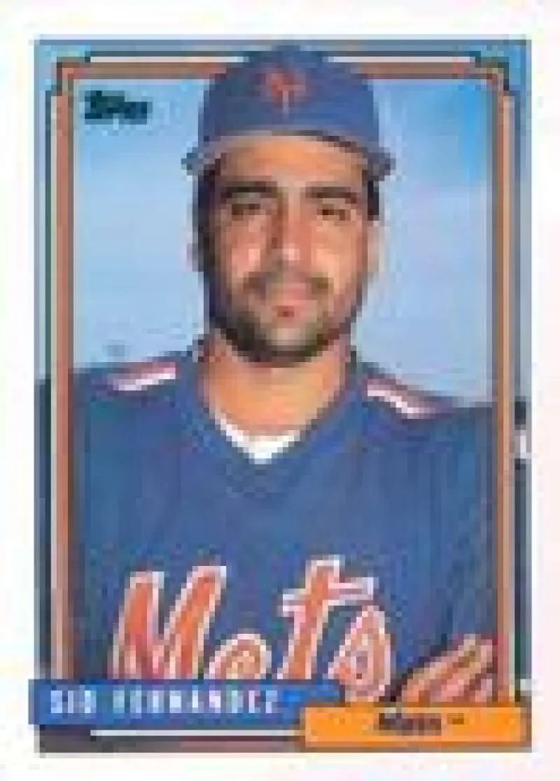 1992 Topps Micro #382 Sid Fernandez NM-MT New York Mets Baseball Card - Baseball Card Single