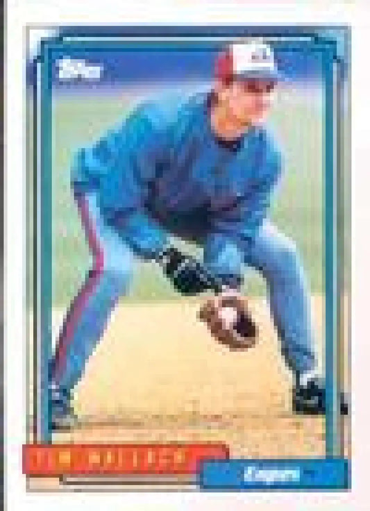 1992 Topps Micro #385 Tim Wallach NM-MT Montreal Expos Baseball Card - Baseball Card Single