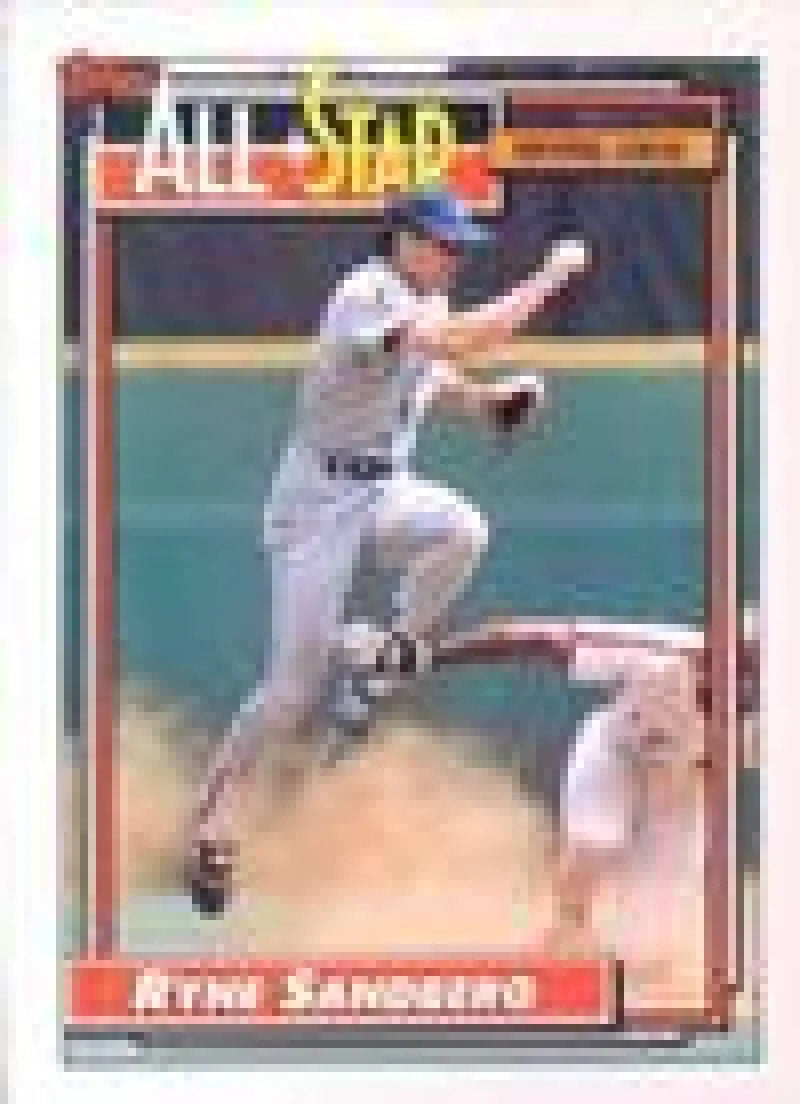 1992 Topps Micro #387 Ryne Sandberg NM-MT Chicago Cubs Baseball Card - Baseball Card Single