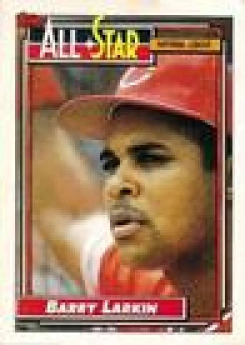1992 Topps Micro #389 Barry Larkin NM-MT Cincinnati Reds Baseball Card - Baseball Card Single