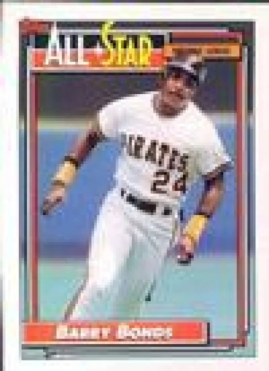 1992 Topps Micro #390 Barry Bonds NM-MT Pittsburgh Pirates Baseball Card - Baseball Card Single