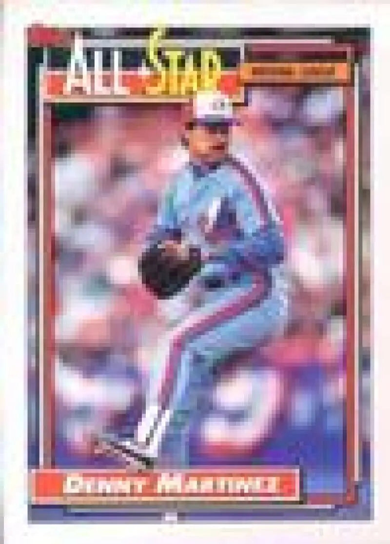 1992 Topps Micro #394 Dennis Martinez NM-MT Montreal Expos Baseball Card - Baseball Card Single