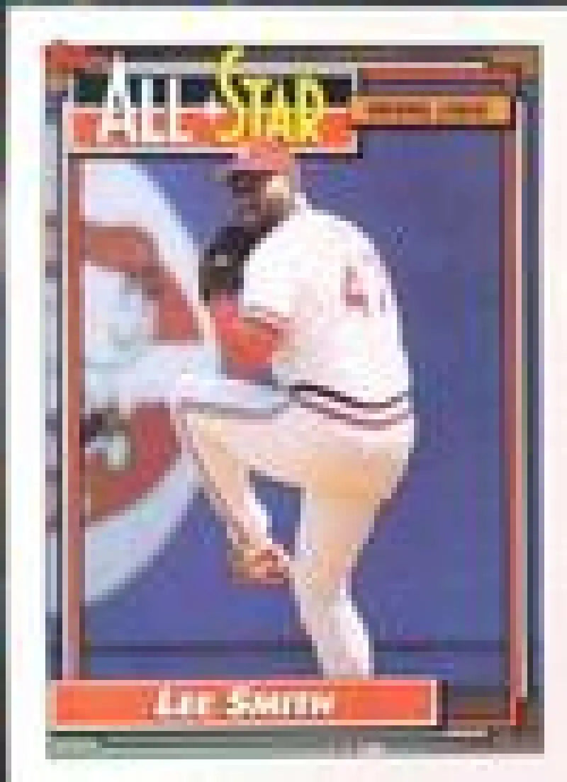 1992 Topps Micro #396 Lee Smith NM-MT St. Louis Cardinals Baseball Card - Baseball Card Single