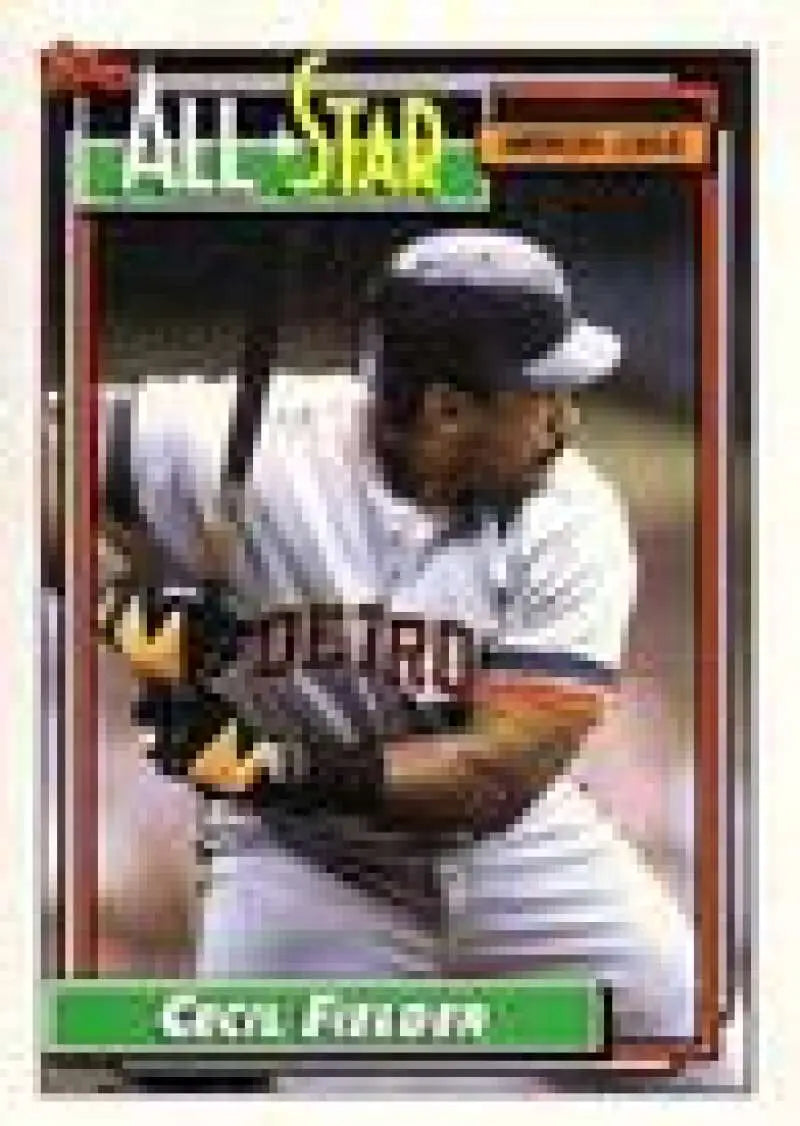 1992 Topps Micro #397 Cecil Fielder NM-MT Detroit Tigers Baseball Card - Baseball Card Single