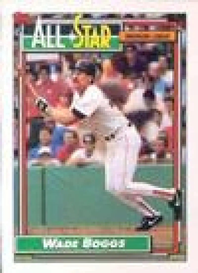 1992 Topps Micro #399 Wade Boggs NM-MT Boston Red Sox Baseball Card - Baseball Card Single