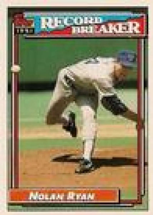 1992 Topps Micro #4 Nolan Ryan NM-MT Texas Rangers Baseball Card - Baseball Card Single
