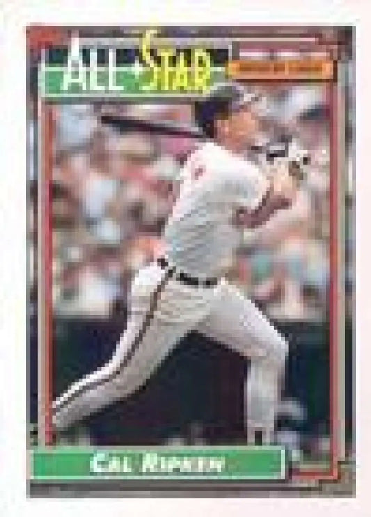 1992 Topps Micro #400 Cal Ripken Jr. NM-MT Baltimore Orioles Baseball Card - Baseball Card Single