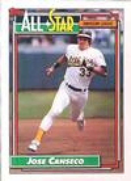 1992 Topps Micro #401 Jose Canseco NM-MT Oakland Athletics Baseball Card - Baseball Card Single