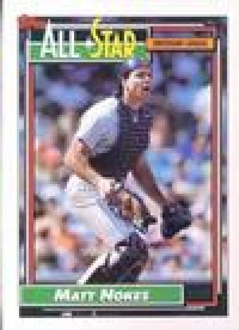 1992 Topps Micro #404 Matt Nokes NM-MT New York Yankees Baseball Card - Baseball Card Single