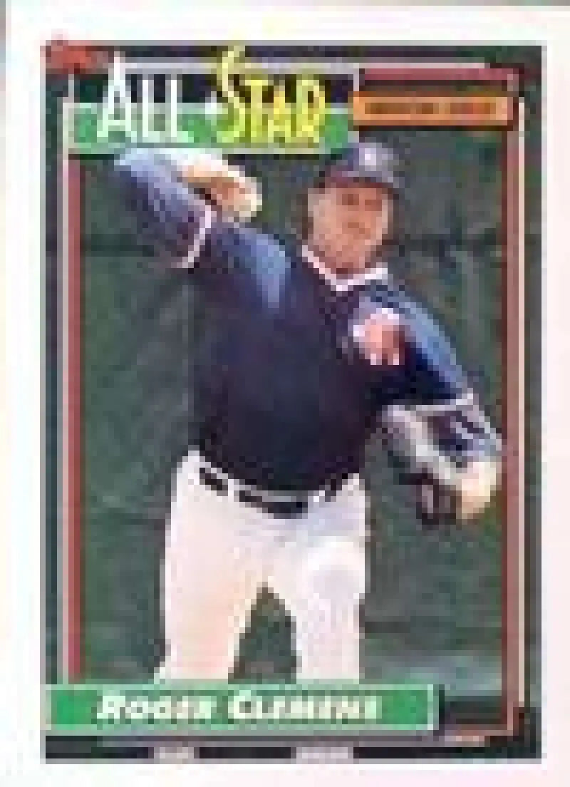 1992 Topps Micro #405 Roger Clemens NM-MT Boston Red Sox Baseball Card - Baseball Card Single