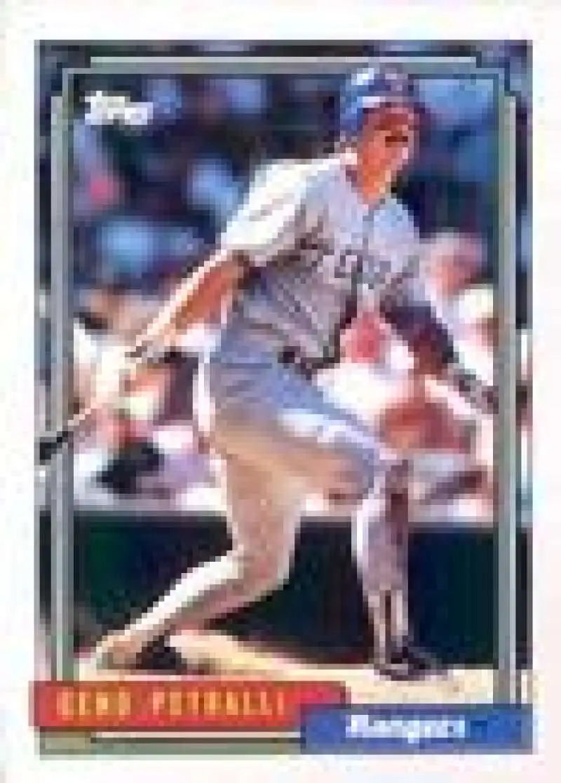 1992 Topps Micro #409 Geno Petralli NM-MT Texas Rangers Baseball Card - Baseball Card Single
