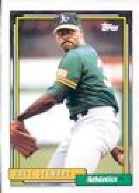 1992 Topps Micro #410 Dave Stewart NM-MT Oakland Athletics Baseball Card - Baseball Card Single