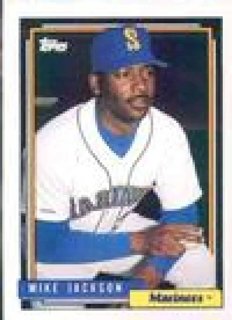 1992 Topps Micro #411 Mike Jackson NM-MT Seattle Mariners Baseball Card - Baseball Card Single