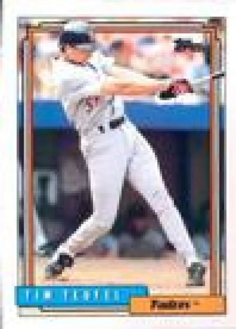 1992 Topps Micro #413 Tim Teufel NM-MT San Diego Padres Baseball Card - Baseball Card Single