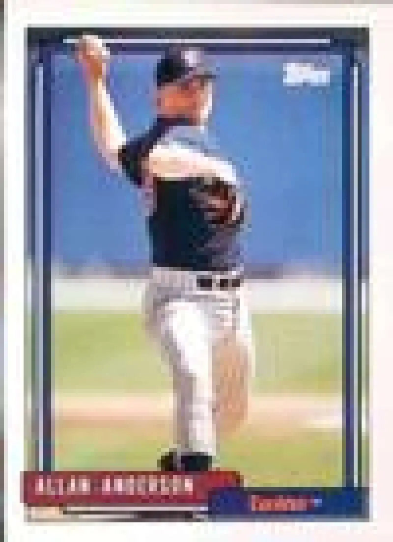 1992 Topps Micro #417 Allan Anderson NM-MT Minnesota Twins Baseball Card - Baseball Card Single