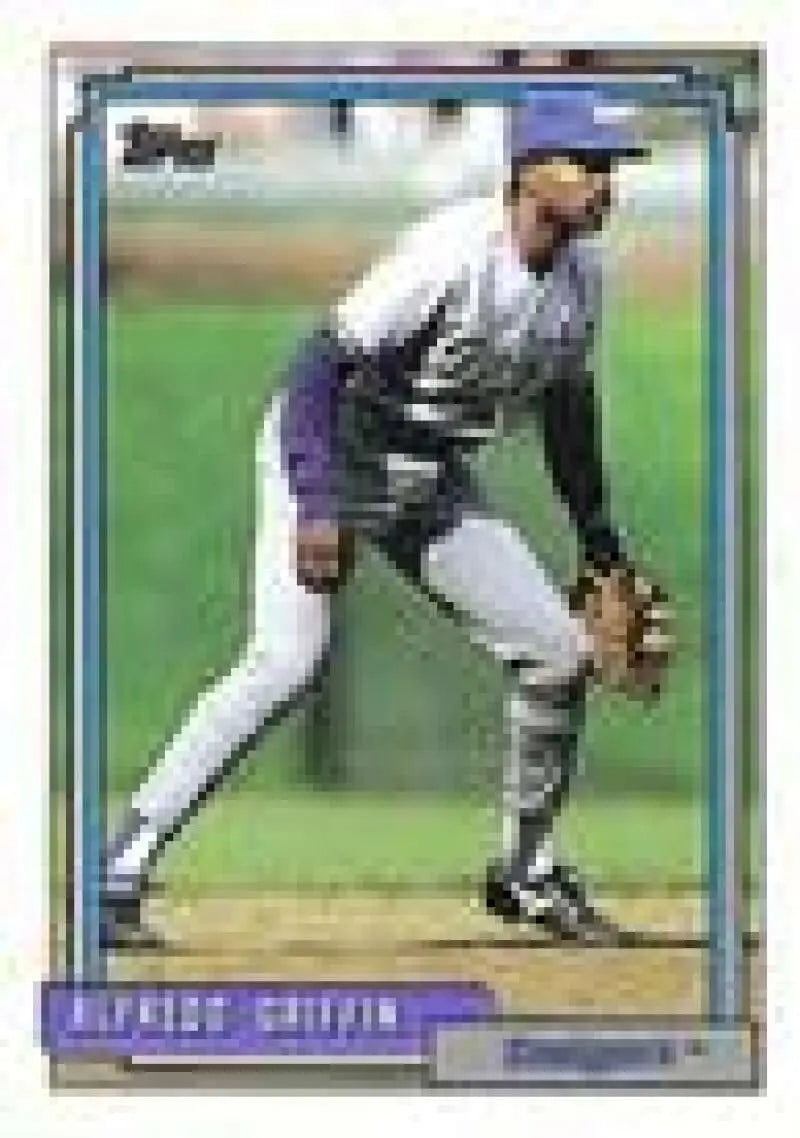 1992 Topps Micro #418 Alfredo Griffin NM-MT Los Angeles Dodgers Baseball Card - Baseball Card Single