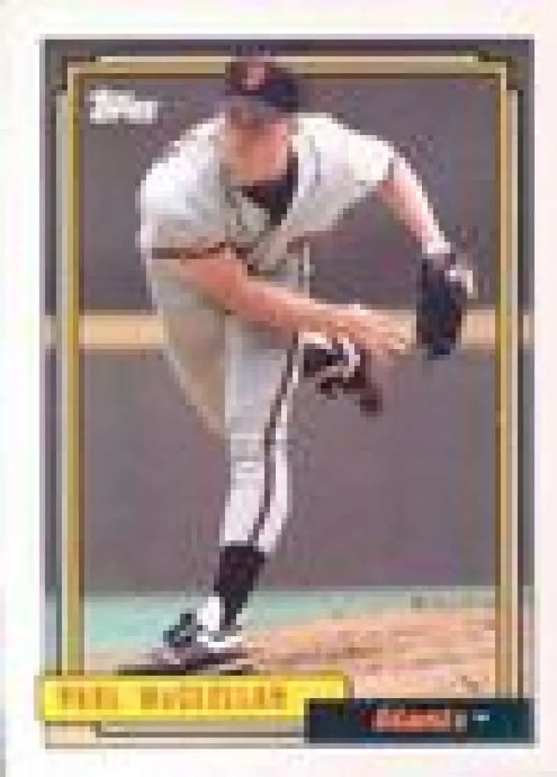 1992 Topps Micro #424 Paul McClellan NM-MT San Francisco Giants Baseball Card - Baseball Card Single