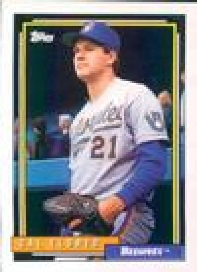 1992 Topps Micro #433 Cal Eldred NM-MT Milwaukee Brewers Baseball Card - Baseball Card Single