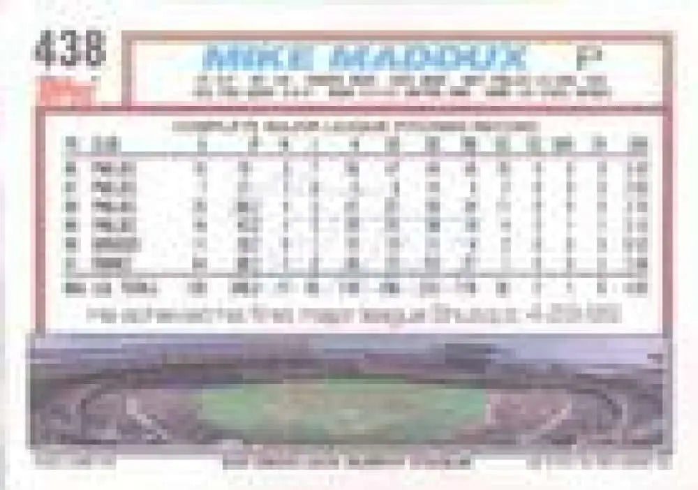 1992 Topps Micro #438 Mike Maddux NM-MT San Diego Padres Baseball Card - Baseball Card Single