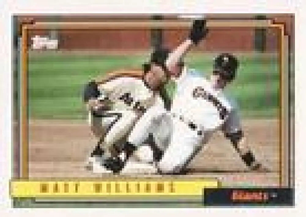 1992 Topps Micro #445 Matt Williams NM-MT San Francisco Giants Baseball Card - Baseball Card Single