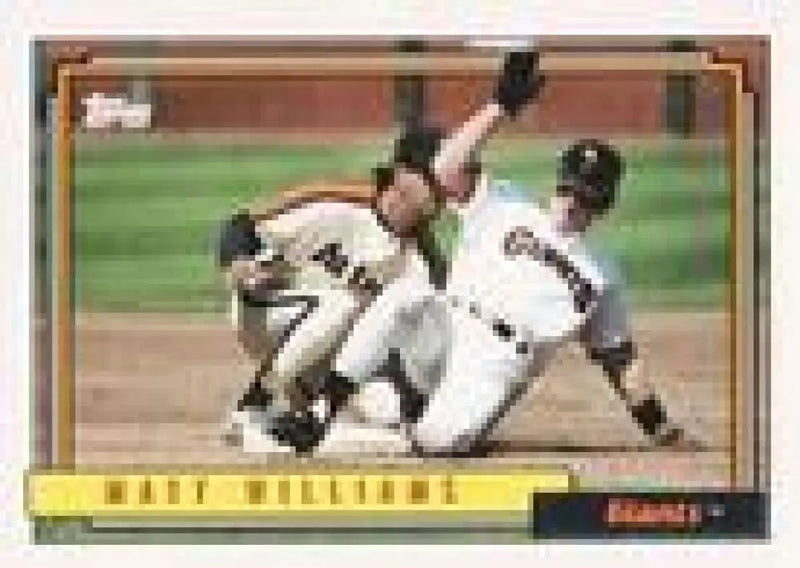 1992 Topps Micro #445 Matt Williams NM-MT San Francisco Giants Baseball Card - Baseball Card Single