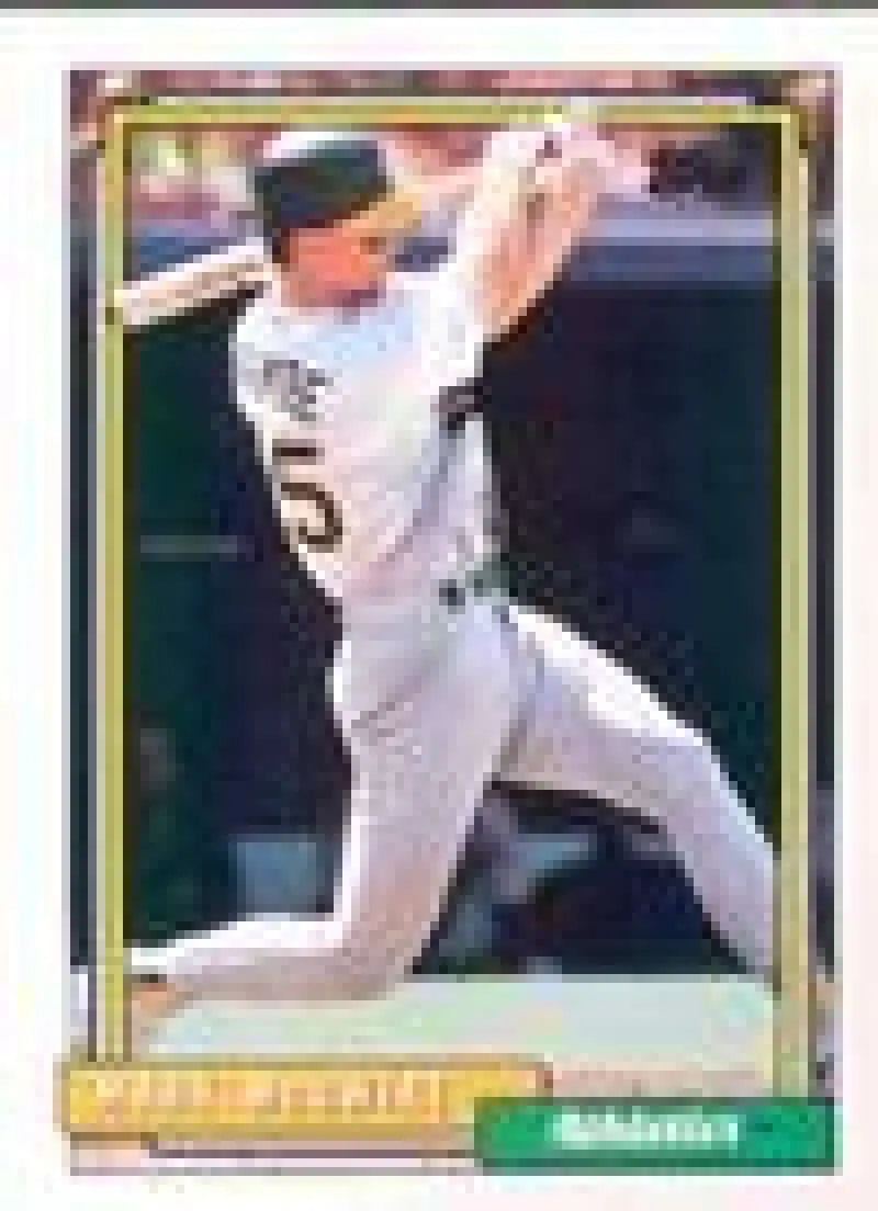 1992 Topps Micro #450 Mark McGwire NM-MT Oakland Athletics Baseball Card - Baseball Card Single
