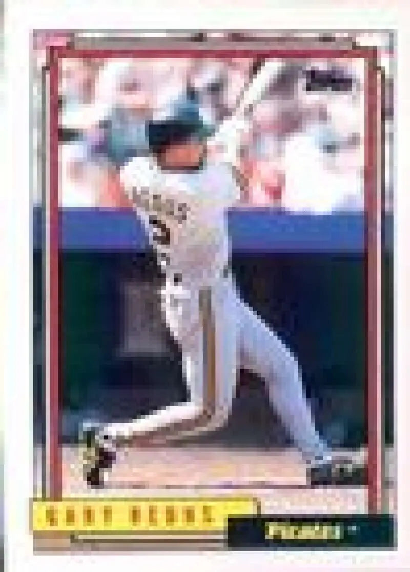 1992 Topps Micro #453 Gary Redus NM-MT Pittsburgh Pirates Baseball Card - Baseball Card Single